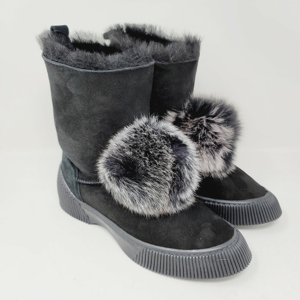 Zavelio Women's Boots Sz 7 Genuine Sheepskin Winter EUR 37